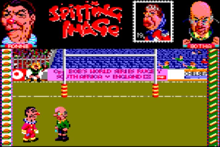 Spitting Image - Amstrad CPC game screenshot (1988) by Domark